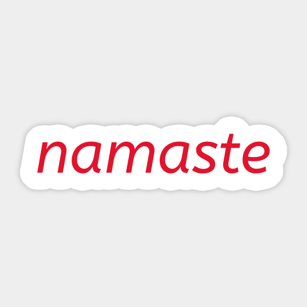 Namaste Sticker by Sonicx Electric 